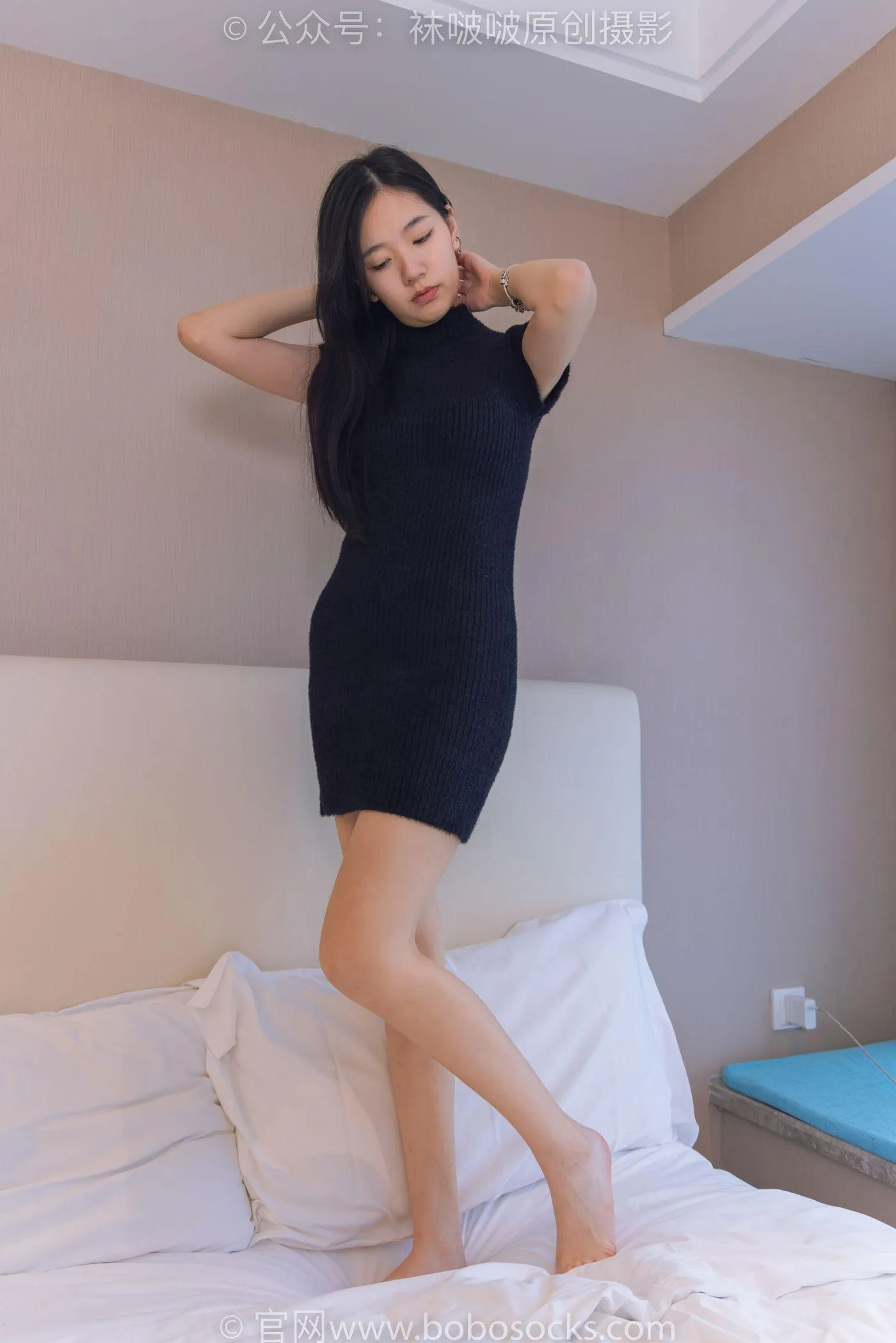 [BoBoSocks袜啵啵]NO.194 小甜豆-高跟长靴、凉鞋、黑丝、裸足 [140P]插图8